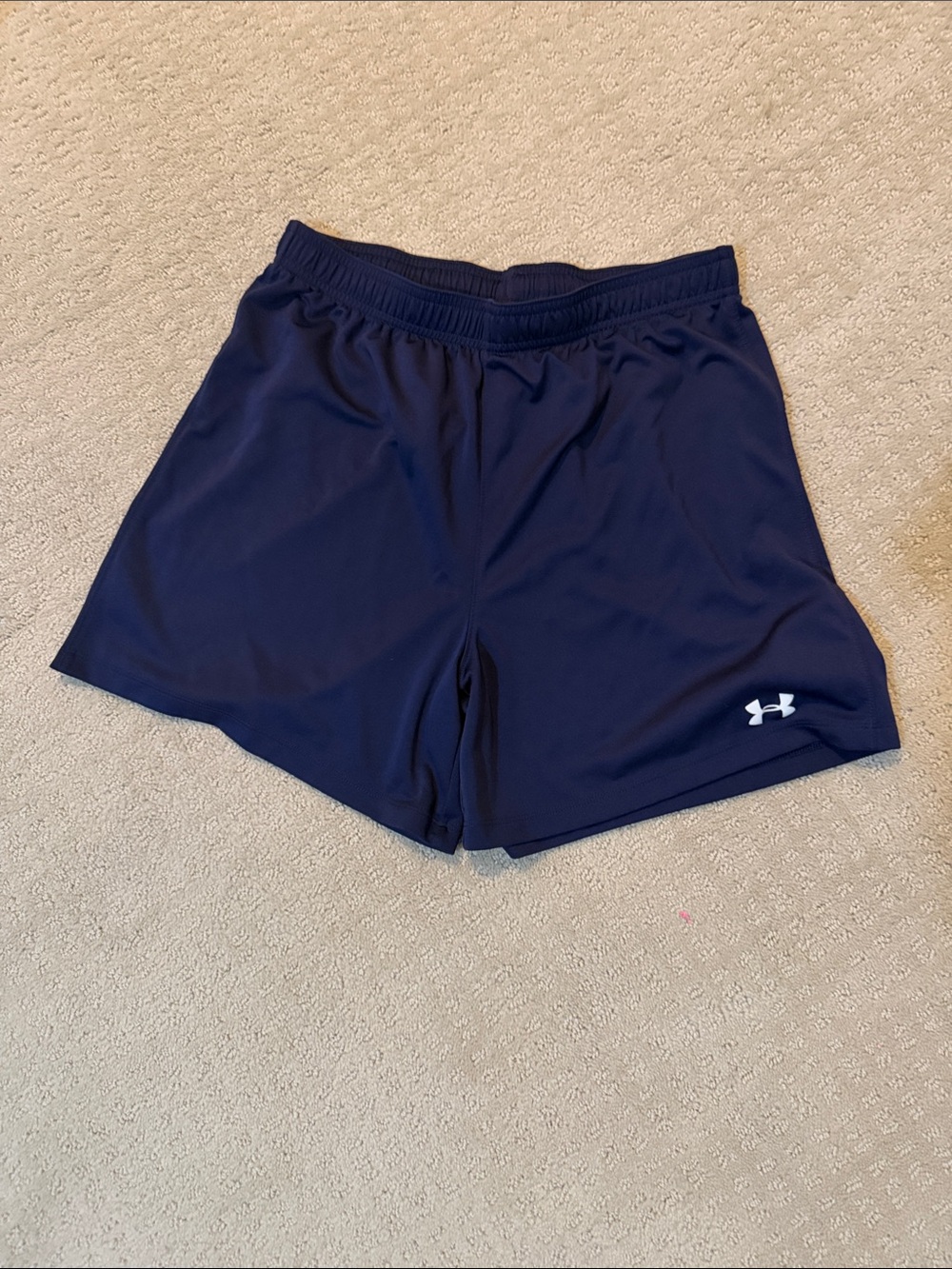 Under Armour Navy Blue Kids Athletic Shorts